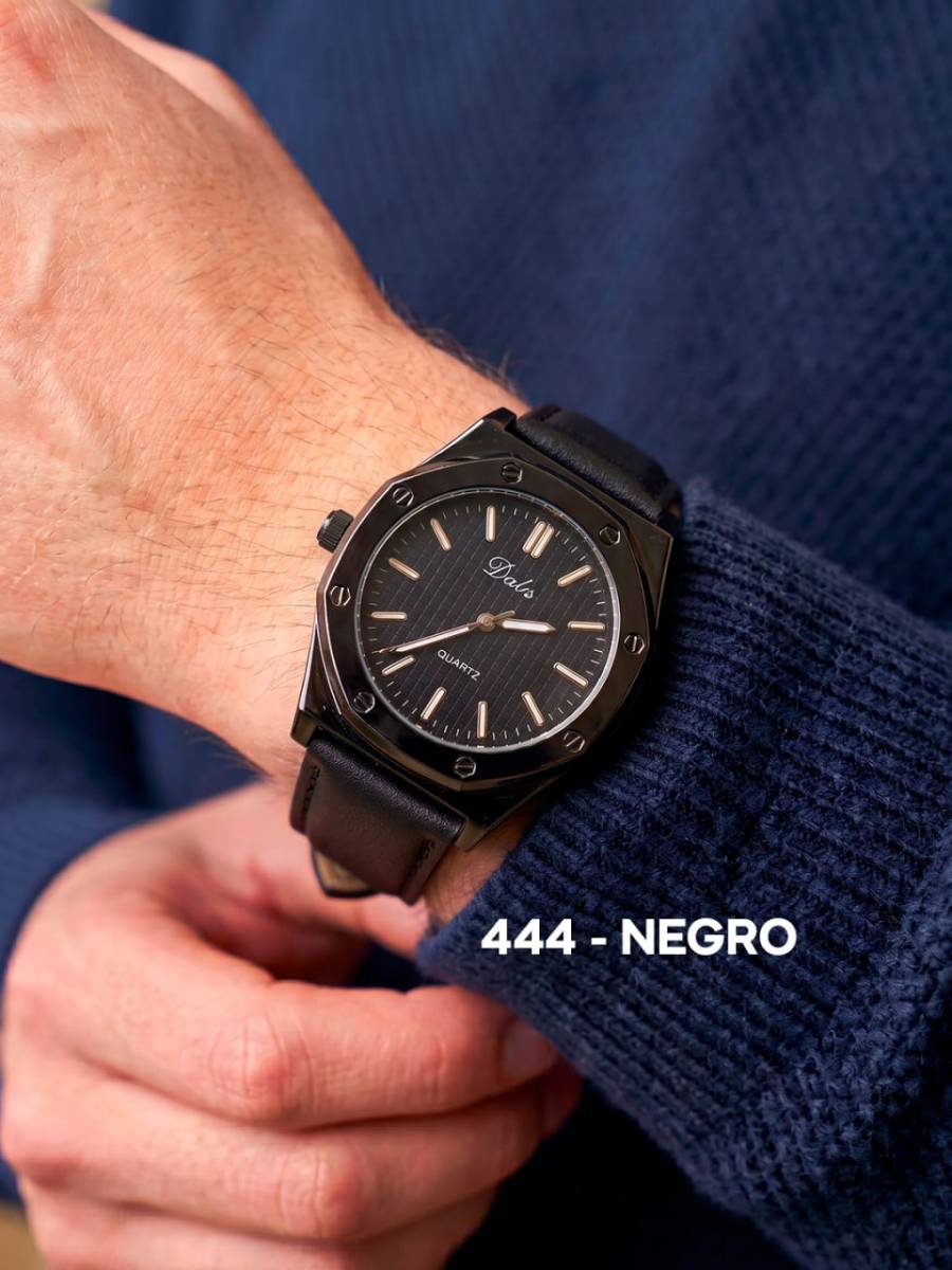 RELOJ N°444 NEGRO