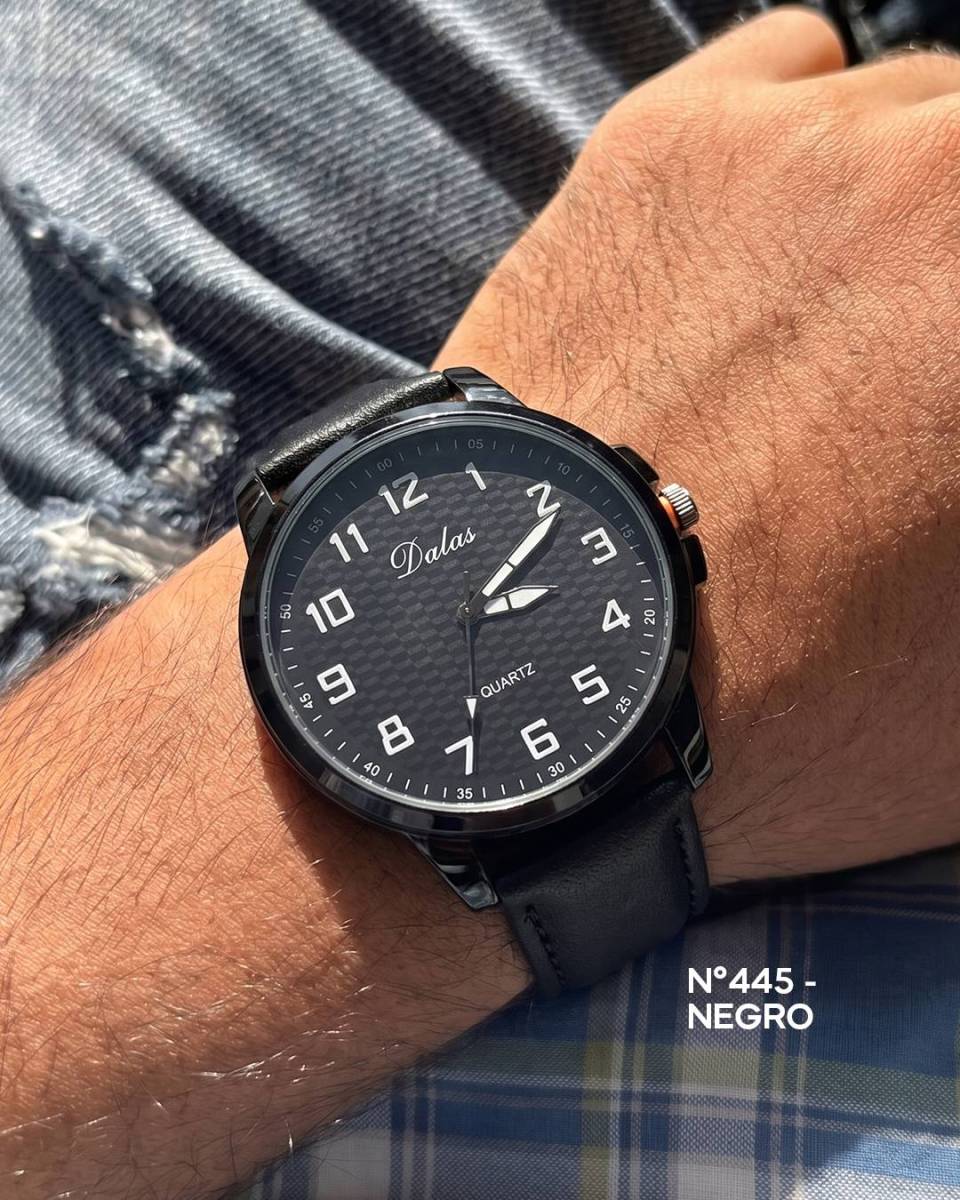 RELOJ N°445 NEGRO